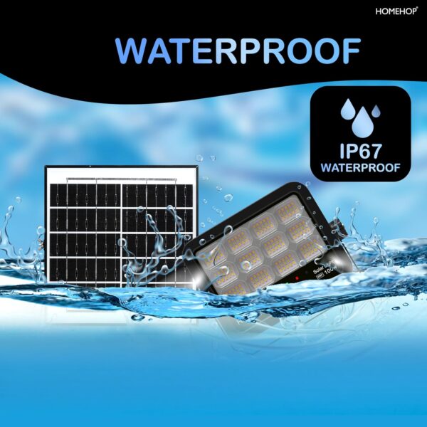 1776572433_Homehop-Solar-Flood-Light-Outdoor-Waterproof-100W-LED-Automatic-Wireless-Wall-Lamp-for-Home-Garden-Balcony-Courtyard-Porch-and-Patio-6Ah-ABS-3-Colour.jpg Homehop Solar Flood Light Outdoor Waterproof 100W LED Automatic Wireless Wall Lamp for Home, Garden, Balcony, Courtyard, Porch and Patio (6Ah, ABS, 3 Colour)