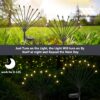 Solar Garden Lights New Upgrade Swing Lights Wind Swing Outdoor Lights Garden Patio Decor High Flexible Wire and Heavy Duty Bulb Base Warm White