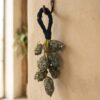 Divine Hindu Raw Pyrite Wall Hanging for Wealth & Prosperity | Natural Pyrite Crystal Vastu Decor | Abundance & Protection Stone Wall Hanging for Office, Entrance | Spiritual Wealth Manifestation