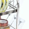 AMOL® Premium Stainless Steel Dish Rack | Kitchen Stand | Utensil Stand for Kitchen | Kitchen Rack | Kitchen Organizer Rack