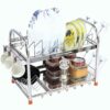 AMOL® Premium Stainless Steel Dish Rack | Kitchen Stand | Utensil Stand for Kitchen | Kitchen Rack | Kitchen Organizer Rack
