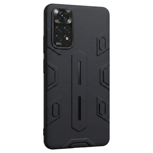 NIUKIN Soft Shield Pro Mobile Back Case for Xiaomi Redmi Note 11 / Xiaomi Redmi Note 11s | Shockproof Scratchproof Cover | Black
