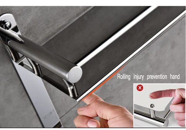 1776619911_Oslen-Premium-New-Look-Stainless-SteelWall-Shelves-Floating-Shelves-for-Bathroom-Kitchen-Shelf-Bedroom-Stand-Bathroom-Shelf-with-Hanger-Bathroom-Accessories.jpg Oslen Premium New Look Stainless SteelWall Shelves, Floating Shelves for Bathroom, Kitchen Shelf, Bedroom Stand, Bathroom Shelf with Hanger Bathroom Accessories