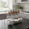 1776622814_MARQO-stainless-steel-2-tier-countertop-kitchen-organizer-multipurpose-spice-rack-trolley-storage-shelf-for-boxes-utensils-dishes-plates-durable-steel-shelves-holder-stand-for-home.jpg MARQO stainless steel 2-tier countertop kitchen organizer | multipurpose spice rack trolley | storage shelf for boxes, utensils, dishes & plates | durable steel shelves holder stand for home
