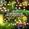 Solar Pote Decore light Garden Lights 8 bulb Firfly Outdoor Solar Firefly Outdoor Path Lights Home light for lawn Waterproof Solar Garden Decorative Lights (6)
