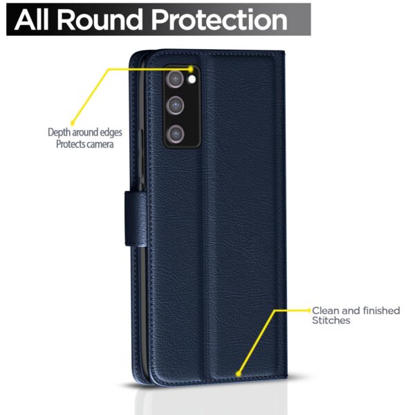 1776648304_Pikkme-Samsung-Galaxy-S20-FE-S20-FE-5G-Flip-Case-Leather-Finish-Inside-TPU-with-Card-Pockets-Wallet-Stand-and-Shock-Proof-Magnetic-Closing-Complete-Protection-Flip-Cover-Blue.jpg Pikkme Samsung Galaxy S20 FE / S20 FE 5G Flip Case Leather Finish | Inside TPU with Card Pockets | Wallet Stand and Shock Proof | Magnetic Closing | Complete Protection Flip Cover (Blue)