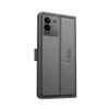 AIBEX ® Compatible for Vivo T2 Pro 5G / Iqoo Z7 Pro 5G Flip Cover Leather Finish | Inside TPU with Card Pockets | Wallet Stand | Complete Protection Flip Case - Black
