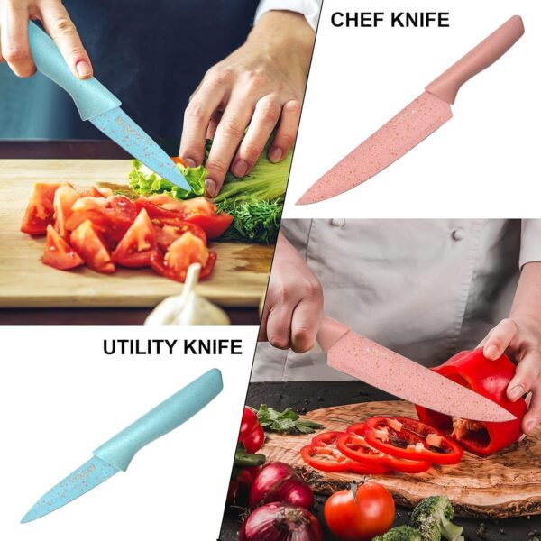 1776657705_Knife-for-Kitchen-use-Kitchen-Knife-Sets-Professional-Colorful-Kitchen-Knives-Set-of-6-Pieces-Non-Stick-Blades-with-High-Carbon-Stainless-Steel.jpg Knife for Kitchen use, Kitchen Knife Sets, Professional Colorful Kitchen Knives Set of 6 Pieces, Non-Stick Blades with High Carbon Stainless Steel