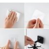 Multi Wall Hooks for Wall Without Drilling | Heavy Duty Self Adhesive Hooks for Kitchen, Bathroom & Office | Nail-Free Utility Wall Mount Hangers for Hanging Items (Set of 4)