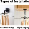 Multi Wall Hooks for Wall Without Drilling | Heavy Duty Self Adhesive Hooks for Kitchen, Bathroom & Office | Nail-Free Utility Wall Mount Hangers for Hanging Items (Set of 4)