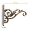 1776669846_ecofynd-2-Pack-Metal-Wall-Hook-Hanging-Plant-Bracket-Decorative-Straight-Plant-Hanger-for-Pots-Bird-Feeders-Planters-Lanterns-Cotton-Wind-Chimes-Indoor-Outdoor-Brass-Antique.jpg ecofynd 2 Pack Metal Wall Hook Hanging Plant Bracket | Decorative Straight Plant Hanger for Pots, Bird Feeders, Planters, Lanterns, Cotton, Wind Chimes Indoor Outdoor, Brass Antique