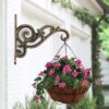 1776669849_ecofynd-2-Pack-Metal-Wall-Hook-Hanging-Plant-Bracket-Decorative-Straight-Plant-Hanger-for-Pots-Bird-Feeders-Planters-Lanterns-Cotton-Wind-Chimes-Indoor-Outdoor-Brass-Antique.jpg ecofynd 2 Pack Metal Wall Hook Hanging Plant Bracket | Decorative Straight Plant Hanger for Pots, Bird Feeders, Planters, Lanterns, Cotton, Wind Chimes Indoor Outdoor, Brass Antique