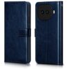 WOW IMAGINE Shock Proof Flip Cover Back Case Cover for WOW IMAGINE Shock Proof Flip Cover Back Case Cover for iQOO 15R 5G (Flexible | Leather Finish | Card Pockets Wallet & Stand | Blue)