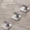 Self Adhesive Hooks Kitchen Wall Hooks - Heavy Duty 33lb(Max) Nail Free Sticky Hangers with Stainless Hooks Waterproof and Oilproof Reusable Utility Towel Bath Ceiling Hooks (4)