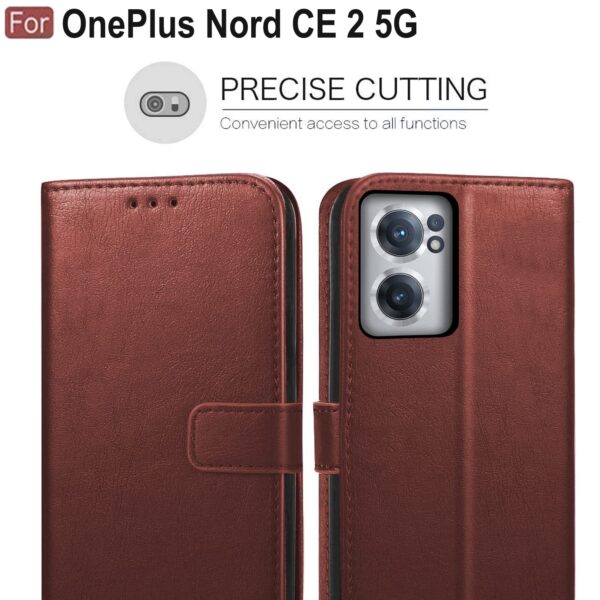 1776713297_CEDO-Flip-Cover-for-OnePlus-Nord-CE-2-5G-Leather-Finish-Inside-Pockets-Inbuilt-Stand-Shockproof-Wallet-Style-Magnetic-Closure-Back-Case-Flipcover-Brown.jpg CEDO Flip Cover for OnePlus Nord CE 2 (5G) | Leather Finish | Inside Pockets & Inbuilt Stand | Shockproof Wallet Style Magnetic Closure Back Case Flipcover (Brown)