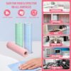 Amazon Brand - Presto! Non-Woven Kitchen Towel Roll | 50 Pulls (Pack of 3) | Size: 30 x 25 cm | Red, Blue & Green | Washable and Reusable | Highly Absorbent | For Daily Use