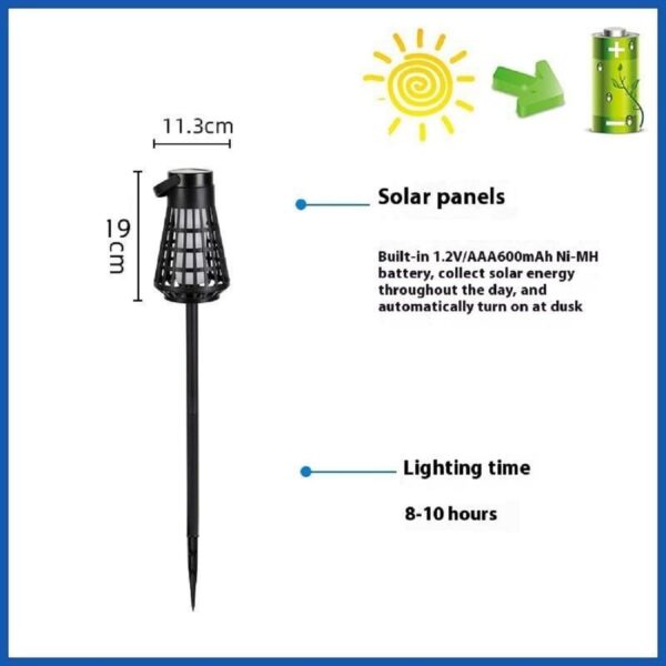1776726385_Solar-Flame-Lamp-for-Outdoor-Use-Decorative-Hanging-Garden-Light-with-Flickering-LED-Flame-Solar-Powered-Waterproof-Lantern-with-Ground-Spike-Warm-White-Ambient-Light-for-Balcony-LawnPack-of-2.jpg Solar Flame Lamp for Outdoor Use, Decorative Hanging Garden Light with Flickering LED Flame, Solar Powered Waterproof Lantern with Ground Spike, Warm White Ambient Light for, Balcony, Lawn(Pack of 2)