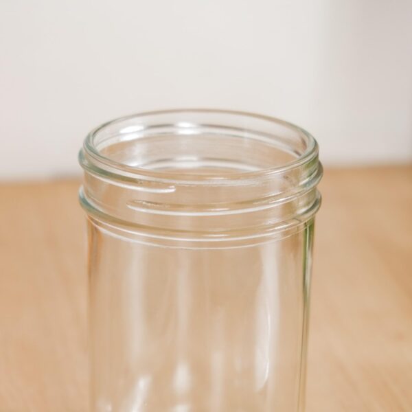 Nestasia Glass Containers for Kitchen (Set of 6-250ml), Airtight Small Glass Jar with Lid for Kitchen Pantry, Spice, Masala, Pickles, Dry Fruits, Coffee Beans Storage, Transparent