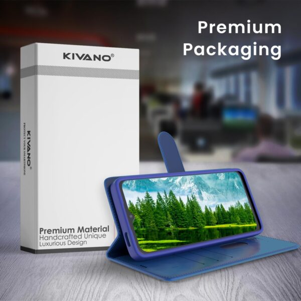 1776740478_KIVANO-LUXE®-Compatible-for-Realme-Narzo-80-Lite-5G-Realme-C73-5G-Realme-C75-5G-Luxury-Handmade-Leather-Magnetic-Flip-Folio-Case-Card-Holder-Kickstand-Slim-Protective-Cover-Unisex-Blue.jpg KIVANO LUXE® Compatible for Realme Narzo 80 Lite 5G / Realme C73 5G / Realme C75 5G Luxury Handmade Leather Magnetic Flip Folio Case | Card Holder & Kickstand | Slim Protective Cover | Unisex - Blue