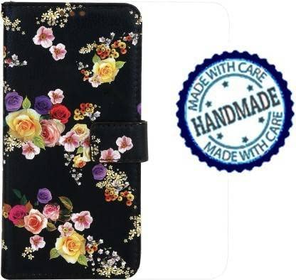 Flip Cover Compatible for Samsung Galaxy M14 5G Back Cover Samsung Galaxy M14 5G Girls Styles Rose Black