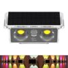Epyz Solar Wall Light Outdoor UP & Down Waterproof Garden Decoration Wall Lamps Step Small Night Lamp Garden Lighting Fence Courtyard Decor 2 LED [ Multicolor, Pack of 1 ]