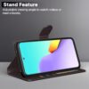 Pikkme Flip Cover Leather Finish | Inside TPU with Card Pockets | Wallet Stand and Shock Proof | Complete Protection Flip Case for Redmi 12 5G / Poco M6 Pro 5G(Coffee)