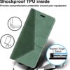 ClickCase Trend Series for Realme GT 2 Leather Wallet Flip Case Magnetic Closure Flip Cover for for Realme GT 2 (Olive Green)