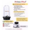 Prime Plus Unbreakable Polycarbonate Bullet Jar, Smoothies Maker Mixi-Grinder (500 ml) with 2 Lock & 4 Teeth Coupler