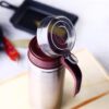 GANESH Multipurpose Stainless Steel Handy Oil Pourer, Food Grade Plastic Olive Oil, Vinegar Dispenser, Dust and Leak Proof Jar, Multicolour (1000 ML)