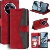 Flip Cover Compatible for Realme Narzo 70X 5G, Realme Narzo N65 5G, Realme 12X 5G, Realme 12 5G, Realme C65 5G, Realme 13 5G flip Cover - Attractiv Red