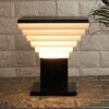 DarkVision Metal and Polycarbonate Main Gate Light for Outdoor Pillars Durable Waterproof Post Lamp for Garden, Driveway, Entrance, Driveway,Pathway, Lawn and Fence Columns (Without Bulb)