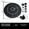 1776834364_Homehop-Solar-Garden-Fountain-8-Nozzles-Decorative-Multi-Color-Sprinkler-Pump-2.5-W-Power-For-Home-Outdoor-Pond-Bird-Bath-and-Pool-ABS-7v2.5W.jpg Homehop Solar Garden Fountain 8 Nozzles Decorative Multi Color Sprinkler Pump 2.5 W Power For Home, Outdoor, Pond, Bird Bath, and Pool (ABS-7v/2.5W)