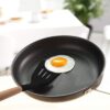 Silicone Kitchen Utensils Set, Wooden Handle Cooking Utensils, Non-Stick Spatula Spoon Turner Safe for Cookware, Non-Toxic & Heat Proof (Pack of 1, Black)