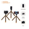 1776860387_Amazon-Basics-Gorilla-TripodMini-33-cm-13-Inch-Tripod-for-Mobile-Phone-with-Phone-Mount-Remote-Flexible-Gorilla-Stand-for-DSLR-Action-Cameras.jpg Amazon Basics Gorilla Tripod/Mini 33 cm (13 Inch) Tripod for Mobile Phone with Phone Mount & Remote, Flexible Gorilla Stand for DSLR & Action Cameras