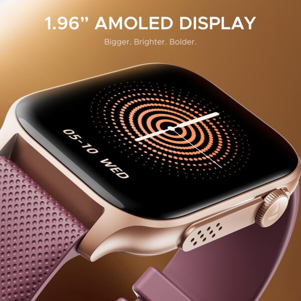1776877680_Boat-Ultima-Ember-smartwatch-with-1.96-AMOLED-Display-AOD-Personalized-Fitness-Nudges-Functional-Crown100-Sports-Modes-Create-Your-Own-Watchface-smartwatch-for-Man-and-Woman-Royal-Berry.jpg Boat Ultima Ember smartwatch with 1.96” AMOLED Display, AOD, Personalized Fitness Nudges, Functional Crown,100+ Sports Modes, Create Your Own Watchface, smartwatch for Man and Woman (Royal Berry)