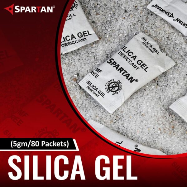 1776885064_Spartan-Silica-Gel-5-Gram-Desiccant-Pouch-of-80-pcs-Pack-5gm80-Packets-Silica-Gel-Pouches-for-Moisture-Absorbers-for-Room-Packaging-of-Shoes-Jewelry-Leather-Clothes-or-Electronics-Cars.jpg Spartan Silica Gel - 5 Gram Desiccant Pouch of 80 pcs Pack (5gm/80 Packets) | Silica Gel Pouches for Moisture Absorbers for Room, Packaging of Shoes, Jewelry, Leather, Clothes or Electronics, Cars