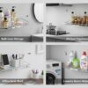 Stainless Steel Multipurpose Wall Mounted Shelf for Bathroom & Kitchen Storage Rack | Rust-Proof Heavy Duty (DF-MiniClassy-Shelf)