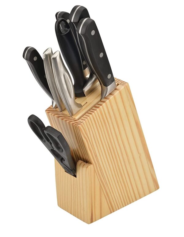 1776893640_Stainless-Steel-Knife-Set-Kitchen-Knife-Set-with-Wooden-Stand-Chef-Knife-Bread-Knife-Carving-Knife-Vegetable-Knife-Paring-Knife-for-Home-Cooking-and-Food-Preparation.jpg Stainless Steel Knife Set Kitchen Knife Set with Wooden Stand Chef Knife Bread Knife Carving Knife Vegetable Knife Paring Knife for Home Cooking and Food Preparation