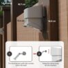 Lifelong Solar Light Outdoor for Home Decor - Solar Panel with LED Light -2000 lumens - 180° Rotation & Upto 15 hrs use - Waterproof Wall Light-Motion & Light Sensor-4 Modes Light for Garden Balcony