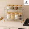 1776905668_MARQO-stainless-steel-2-tier-countertop-kitchen-rack-pantry-storage-organizer-multipurpose-kitchen-storage-shelf-durable-steel-tiered-rack-for-utensils-jars-plates-accessories.jpg MARQO stainless steel 2-tier countertop kitchen rack | pantry storage organizer | multipurpose kitchen storage shelf | durable steel tiered rack for utensils, jars, plates & accessories