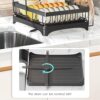 Arcanine Dish Drying Rack,Detachable 3 Tier Dish Rack with Draining Tray, Rustproof Dish Drainer Racks with Detachable Utensil Holder, Cutting Board & Cup Rack for Kitchen Over Sink Organiser (AR-03)