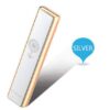 Slim Fous USB Rechargeable Smoke Cigarette Lighter, Gadgets Windproof Electrical Arc, Electronic Hand Lighter Turbo Cigar Lighter with USB Cable , 8.5 x 2 x 0.7 cm, Random Colour