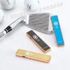 Slim Fous USB Rechargeable Smoke Cigarette Lighter, Gadgets Windproof Electrical Arc, Electronic Hand Lighter Turbo Cigar Lighter with USB Cable , 8.5 x 2 x 0.7 cm, Random Colour
