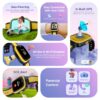 Boat Wanderer Smart, Kids Watch, 2-Way Video & Phone Call, GPS Tracker, Emergency SOS, Geo Fencing, 4G Sim Compatible, Parental Controls,1.4" Display, smart Watch for Boys Girls (Sunshine Yellow)