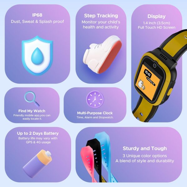 1776931871_Boat-Wanderer-Smart-Kids-Watch-2-Way-Video-Phone-Call-GPS-Tracker-Emergency-SOS-Geo-Fencing-4G-Sim-Compatible-Parental-Controls1.4-Display-smart-Watch-for-Boys-Girls-Sunshine-Yellow.jpg Boat Wanderer Smart, Kids Watch, 2-Way Video & Phone Call, GPS Tracker, Emergency SOS, Geo Fencing, 4G Sim Compatible, Parental Controls,1.4" Display, smart Watch for Boys Girls (Sunshine Yellow)