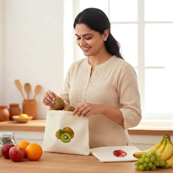 1776944143_100-Cotton-Reusable-Fruit-Vegetable-Storage-Bags-Set-of-10-12x12-Inch-Zipper-Fridge-Organizer-Bags-Washable-Breathable-Eco-Friendly-Produce-Bags-for-Kitchen-Grocery-Storage-Bags-10-Pcs.jpg 100% Cotton Reusable Fruit & Vegetable Storage Bags Set of 10, 12x12 Inch Zipper Fridge Organizer Bags, Washable Breathable Eco Friendly Produce Bags for Kitchen Grocery (Storage Bags 10 Pcs)