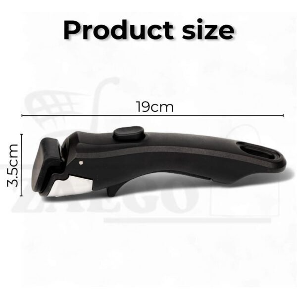 Multipurpose Universal Pot Handle - Detachable Holder for Cookware, Hot Utensil Vessel Pan Holder Kitchen All Cookware Replacement Use.