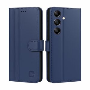 AIBEX ® Shock Proof Flip Compatible for Samsung A14 5G Flip Cover Leather Finish | Inside TPU with Card Pockets | Wallet Stand | Complete Protection Flip Case