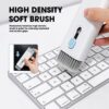 7 in 1 Electronic Cleaner kit Cleaning Kit for Monitor Keyboard MacBook iPad iPhone iPod, Screen Dust Brush Including Soft Sweep, Swipe Cleaner Pen, Key Puller and Spray Bottle