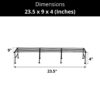 1776963976_Modern-Indoor-Outdoor-Iron-Planter-StandFlower-Shelf-Display-Rack-Holder-for-GardenBalconyFlower-Pot-Stand-for-Corner-DisplayWindow-Planted-Stand-23.5-x-9x-4-Set-of-2-Black.jpg Modern Indoor & Outdoor Iron Planter Stand/Flower Shelf Display Rack Holder for Garden/Balcony/Flower Pot Stand for Corner Display/Window Planted Stand (23.5" x 9"x 4", Set of 2, Black)